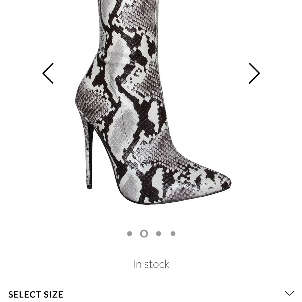 Simmi Snakeskin boots - Picture 3 of 7